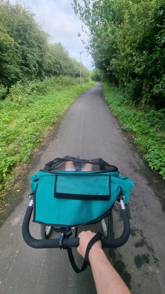 Kool Stride buggy running point of view